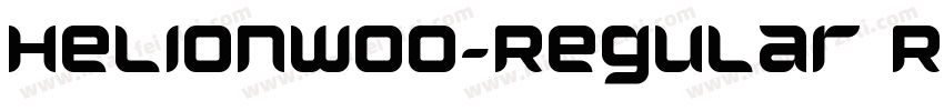 HelionW00-Regular Re字体转换